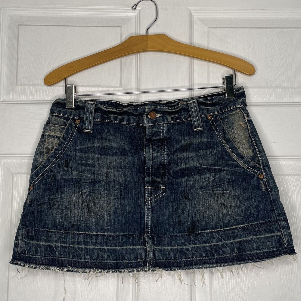 CHIP & PEPPER Bare Baller Denim Mini Skirt 27